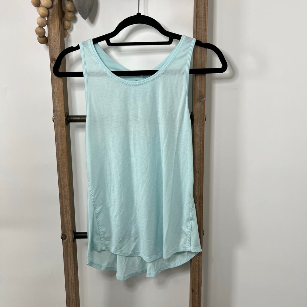 Athleta‎ Sleeveless Razorback Light Green Tank Size Small